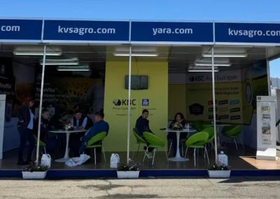 Outdoor advertising 4 Exhibition stand – KVS AGRO, Stara Zagora 2024